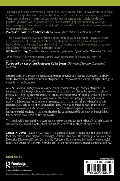 Produktbild: How to Become an Entrepreneurial Teacher