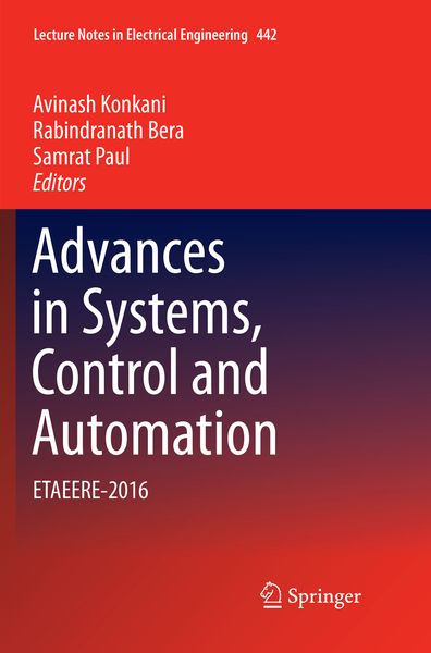 Produktbild: Advances in Systems, Control and Automation