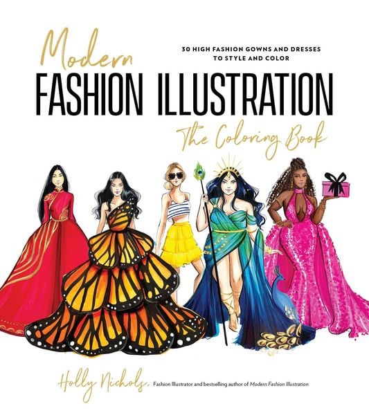Produktbild: Modern Fashion Illustration: The Coloring Book