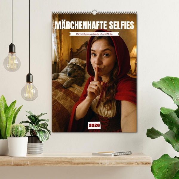 Produktbild: M&auml;rchenhafte Selfies (Wandkalender 2026 DIN A2 hoch), CALVENDO Monatskalender