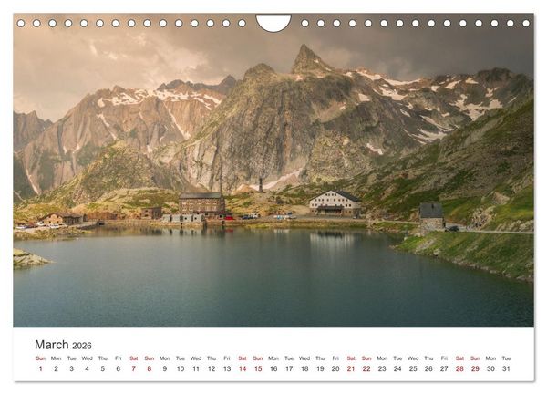 Produktbild: Aosta Valley and its nature (Wall Calendar 2026 DIN A4 landscape), CALVENDO 12 Month Wall Calendar