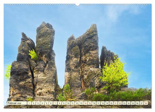 Produktbild: Zittauer Gebirge-Urlaubsromantik und Wanderparadies (hochwertiger Premium Wandkalender 2026 DIN A2 quer), Kunstdruck in Hochglanz