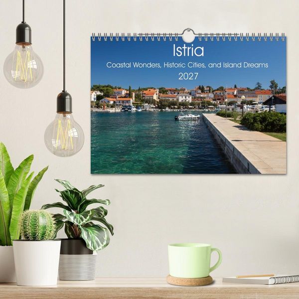 Produktbild: Istria &ndash; Coastal Wonders, Historic Cities, and Island Dreams (Wall Calendar 2027 DIN A4 landscape), CALVENDO 12 Month Wall Calendar