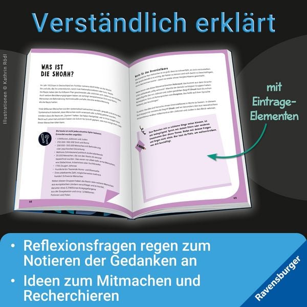 Produktbild: Let's talk about - Antisemitismus. Dein Eintragebuch