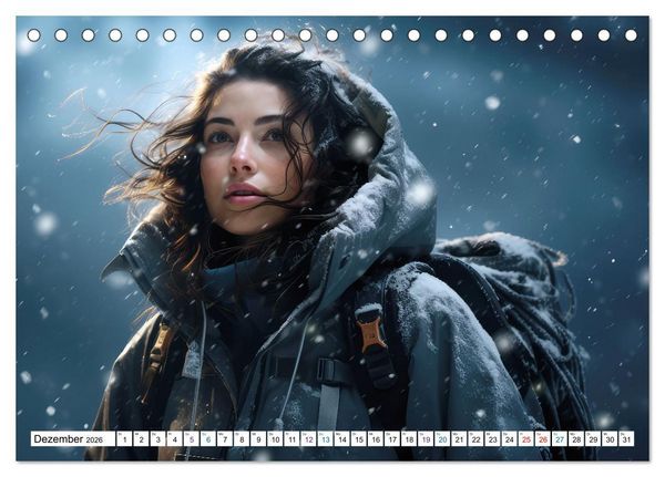 Produktbild: Imposante Bergwelt (Tischkalender 2026 DIN A5 quer), CALVENDO Monatskalender