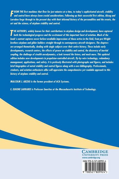 Produktbild: Airplane Stability and Control