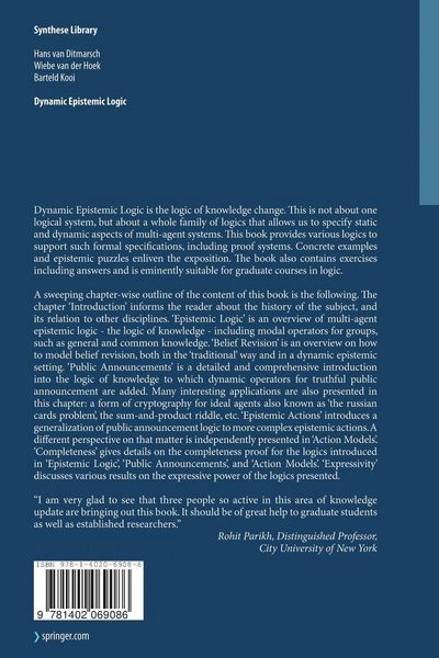 Produktbild: Dynamic Epistemic Logic