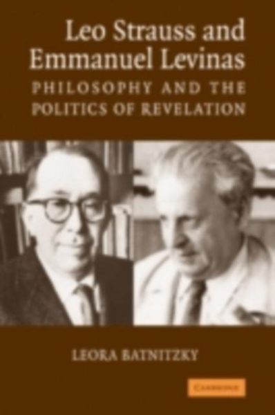 Produktbild: Leo Strauss and Emmanuel Levinas