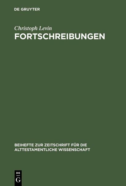 Produktbild: Fortschreibungen
