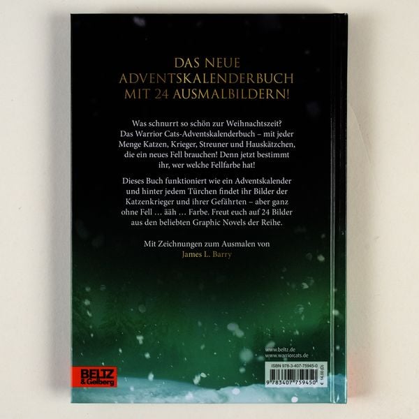 Produktbild: Warrior Cats - Adventskalenderbuch