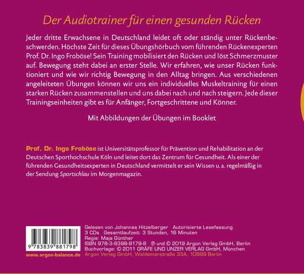 Produktbild: Das neue R&uuml;ckentraining