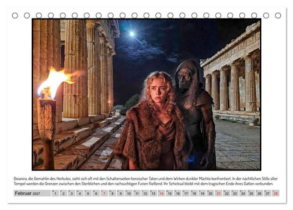 Produktbild: G&ouml;tter, Helden und Emotionen im Kinosaal (Tischkalender 2027 DIN A5 quer), CALVENDO Monatskalender