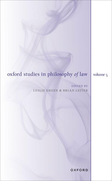 Produktbild: Oxford Studies in Philosophy of Law Volume 5