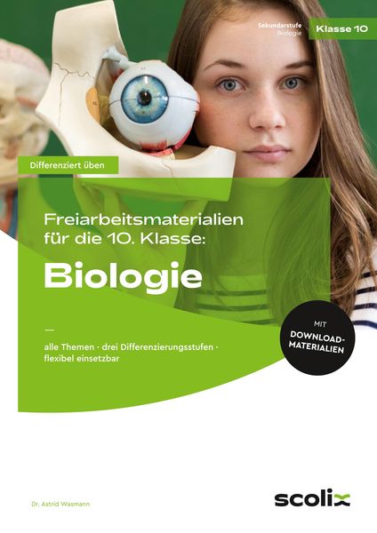 Produktbild: Freiarbeitsmaterialien 10. Klasse: Biologie