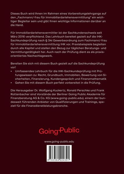 Produktbild: Fachmann/Fachfrau f&uuml;r Immobiliardarlehensvermittlung IHK
