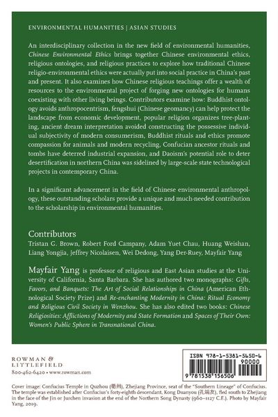 Produktbild: Chinese Environmental Ethics