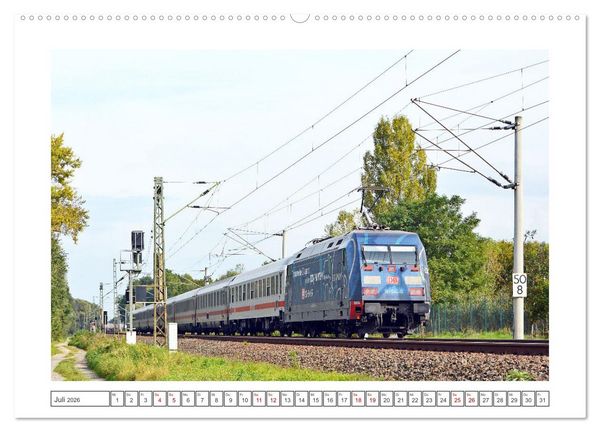 Produktbild: Die Baureihe 101 der Deutschen Bahn (hochwertiger Premium Wandkalender 2026 DIN A2 quer), Kunstdruck in Hochglanz