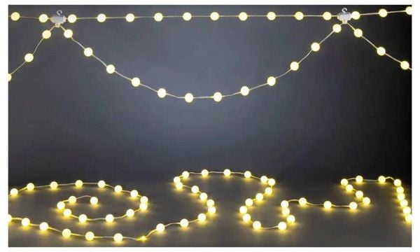 Produktbild: Konstsmide LED-Vorhang Au&szlig;en 18V 200 LED Warmwei&szlig;
