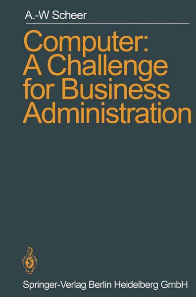 Produktbild: Computer: A Challenge for Business Administration