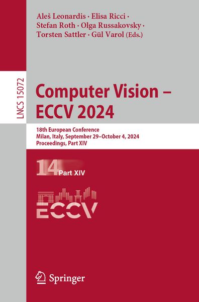 Produktbild: Computer Vision &ndash; ECCV 2024