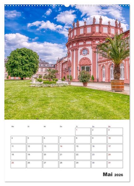 Produktbild: Wiesbaden Terminplaner (Wandkalender 2026 DIN A2 hoch), CALVENDO Monatskalender