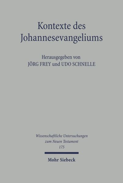 Produktbild: Kontexte des Johannesevangeliums