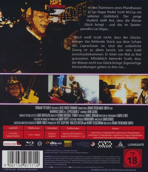 Produktbild: Leprechaun 3 (Uncut)