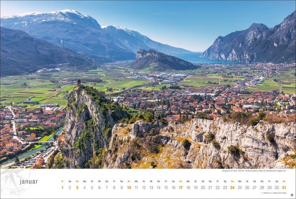 Produktbild: Gardasee Globetrotter Kalender 2027 - Von romantischen Buchten und malerischen Orten