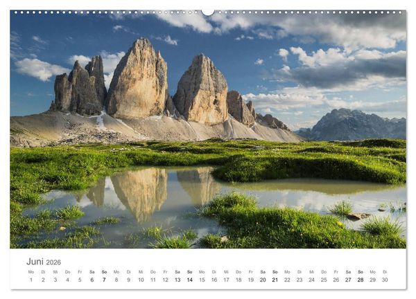 Produktbild: Die Sch&ouml;nheit der Alpen (hochwertiger Premium Wandkalender 2026 DIN A2 quer), Kunstdruck in Hochglanz