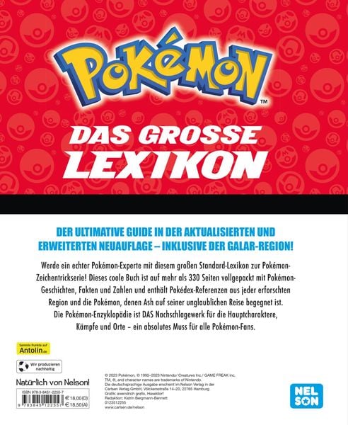 Pokémon Handbuch: Das große Lexikon