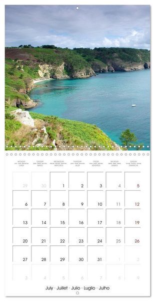 Produktbild: Le village de Rostudel (Calendrier mural carr&eacute; 2026 30x30 cm) Calendrier double avec une page pour vos prises de notes