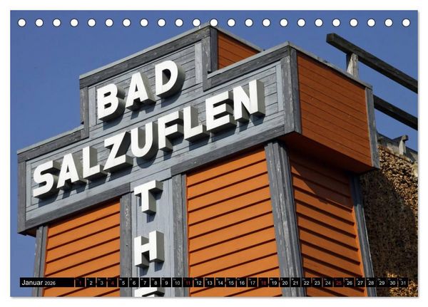 Produktbild: Bad Salzuflen (Tischkalender 2026 DIN A5 quer), CALVENDO Monatskalender