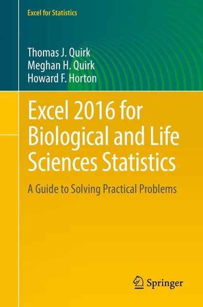 Produktbild: Excel 2016 for Biological and Life Sciences Statistics