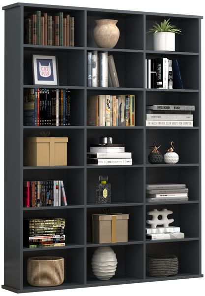Produktbild: Holz CD DVD Standregal B&uuml;cherregal Regal Megosa M