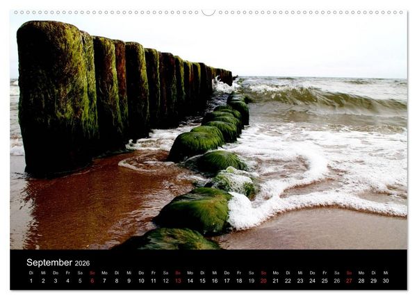 Produktbild: Usedom 2026 (Wandkalender 2026 DIN A2 quer), CALVENDO Monatskalender
