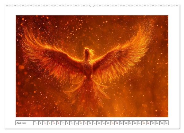 Produktbild: Elfen, Zauber, Drachen (Wandkalender 2026 DIN A2 quer), CALVENDO Monatskalender