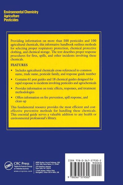 Produktbild: The Agrochemical and Pesticides Safety Handbook