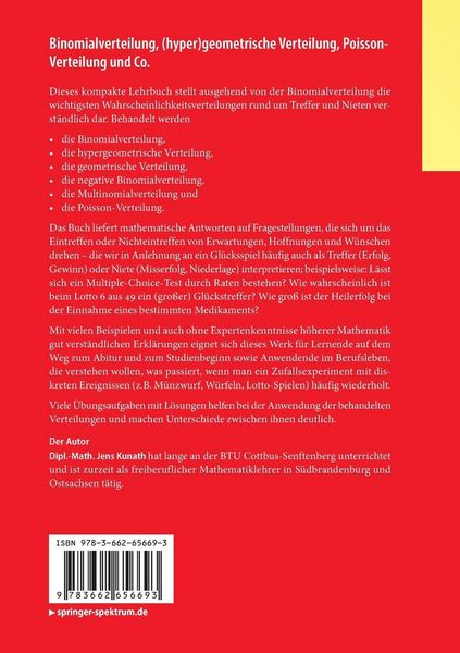 Produktbild: Binomialverteilung, (hyper)geometrische Verteilung, Poisson-Verteilung und Co.