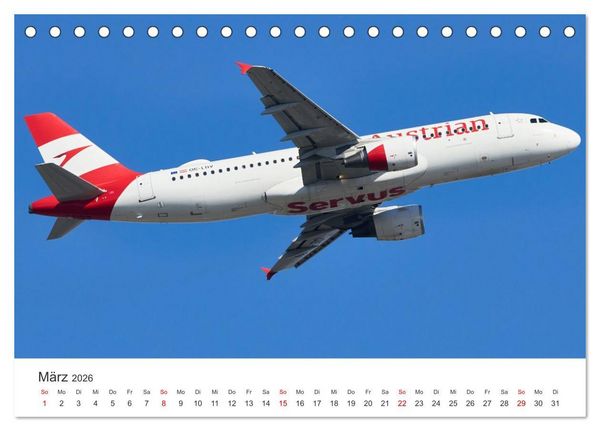 Produktbild: Frankfurt Airport - EDDF (Tischkalender 2026 DIN A5 quer), CALVENDO Monatskalender