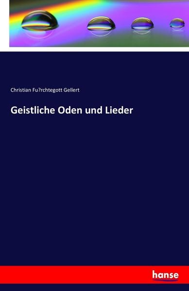 Produktbild: Geistliche Oden und Lieder