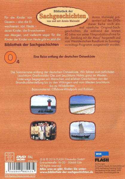 Produktbild: Bibliothek der Sachgeschichten - Ostseereise: Von der Greifswalder Oie zum Leuchtturm Holnis