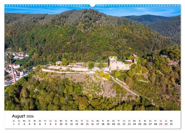 Produktbild: Pf&auml;lzer Burgen (Wandkalender 2026 DIN A2 quer), CALVENDO Monatskalender