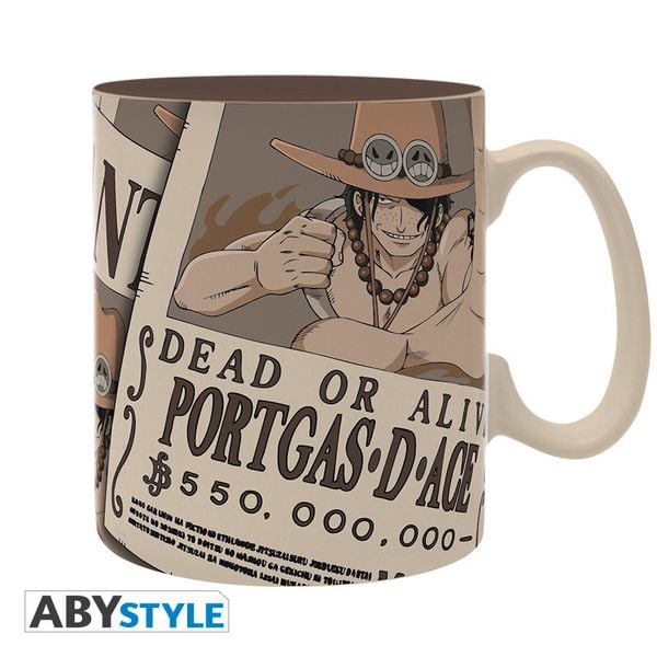 Produktbild: ONE PIECE - Mug - 460ml - Wanted Ace*