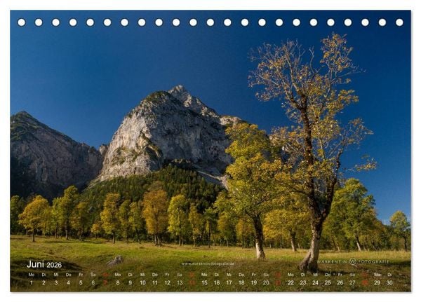 Produktbild: Gro&szlig;er Ahornboden - Europas gro&szlig;er Ahornwald (Tischkalender 2026 DIN A5 quer), CALVENDO Monatskalender