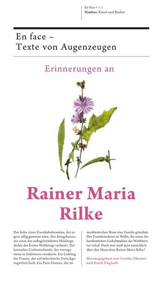 Produktbild: Erinnerungen an Rainer Maria Rilke