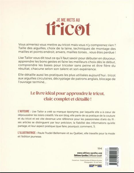 Produktbild: Je me mets au tricot bases et