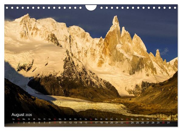 Produktbild: Majest&auml;tische Berge Cerro Torre Patagonien (Wandkalender 2026 DIN A4 quer), CALVENDO Monatskalender