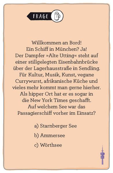 Produktbild: M&uuml;nchen. Das Heimat-Quiz