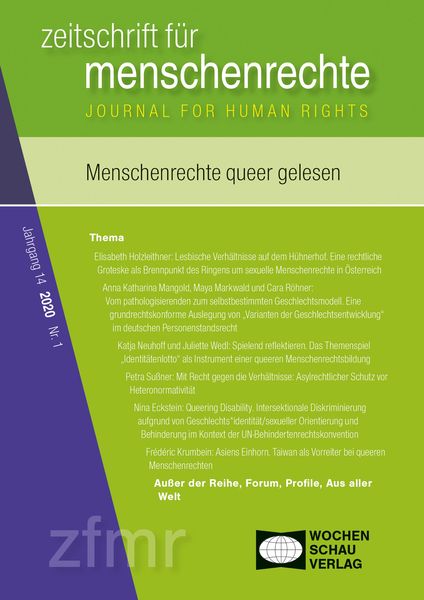 Produktbild: Menschenrechte queer gelesen