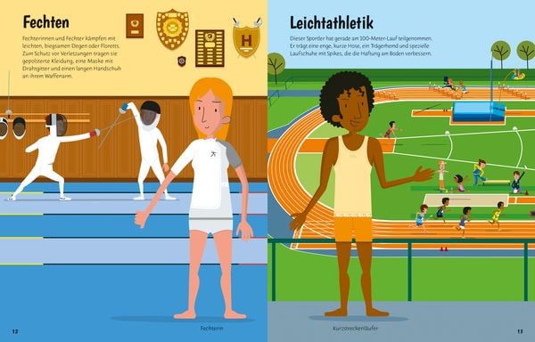 Produktbild: Mein Anzieh-Stickerbuch: Sportarten aus aller Welt